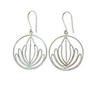 Lotus Earrings