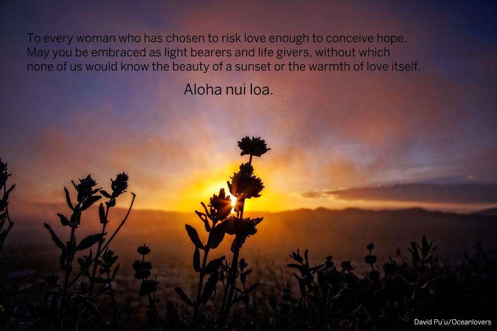 A message of love to moms from David Pu'u and Ocean Lovers