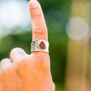 Betty Belts Sea Glass Ring (OFFSHORE)