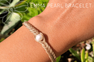 Betty Belts Emma Pearl Bracelet