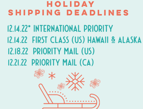 Betty 2022 Holiday Shipping Deadlines