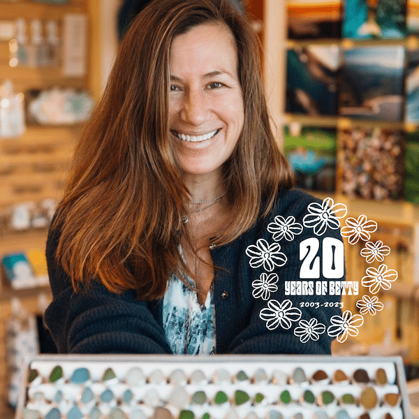 Betty Belts Sea Glass Jewelry Founder