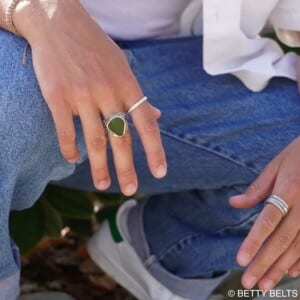3577474144_Twist_Stacking_Ring_BB | Sea Glass Jewelry | Betty Belts