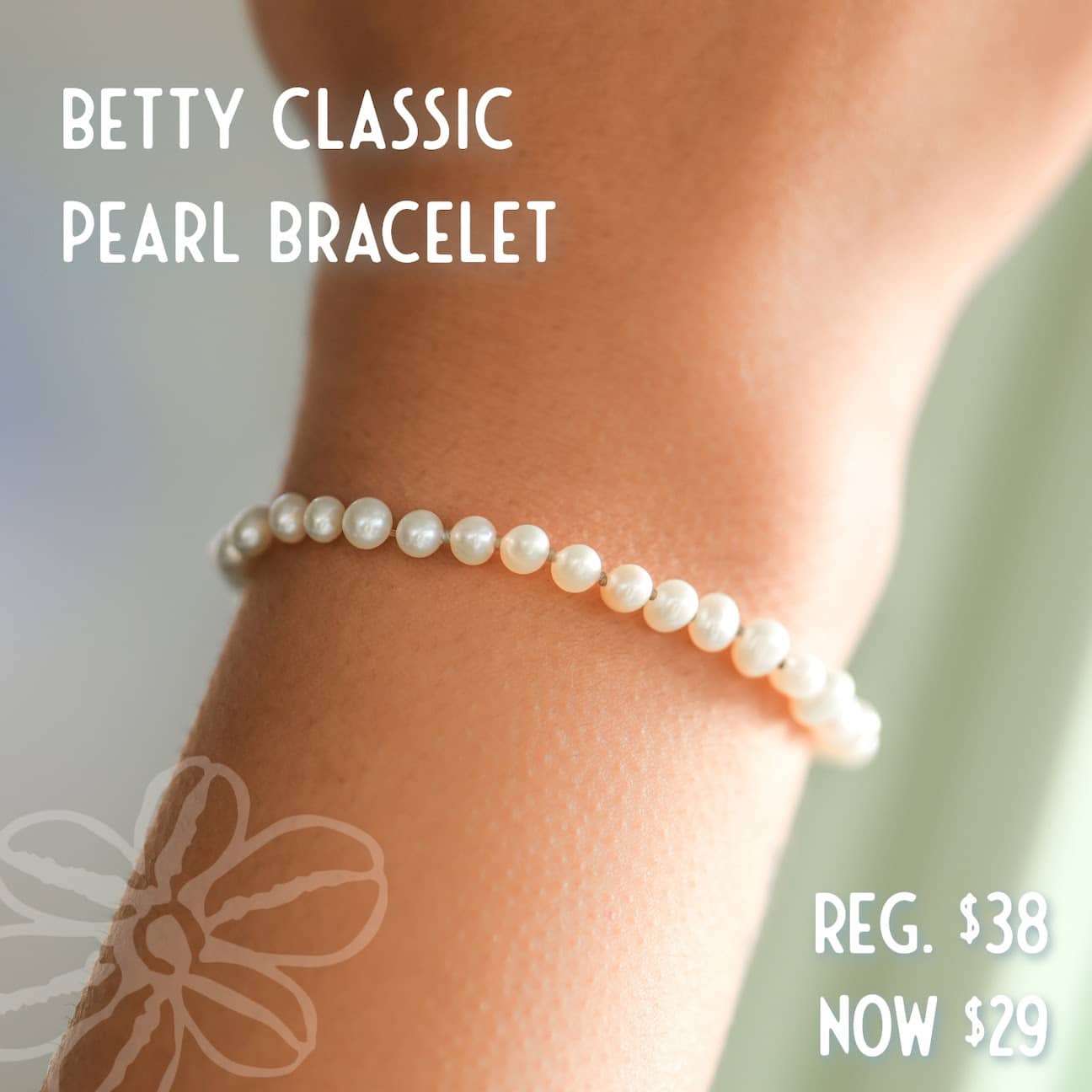 February-Special-of-the-Month- Betty-Classic-Pearl-Bracelet