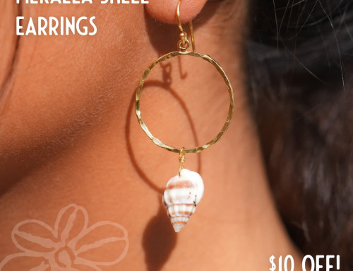 June Betty Special of the Month: Mekaela Shell Earrings