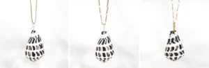 Hebrew-shell-pendant-on-chains