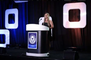 Michelle Presenting | Sea Glass Jewelry | Betty Belts michelle-making-a-presentation