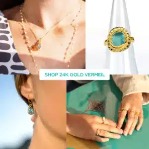 | Sea Glass Jewelry | Betty Belts gold-betty-collection-collage