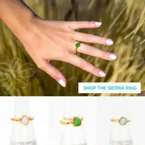 | Sea Glass Jewelry | Betty Belts sierra-ring-promo